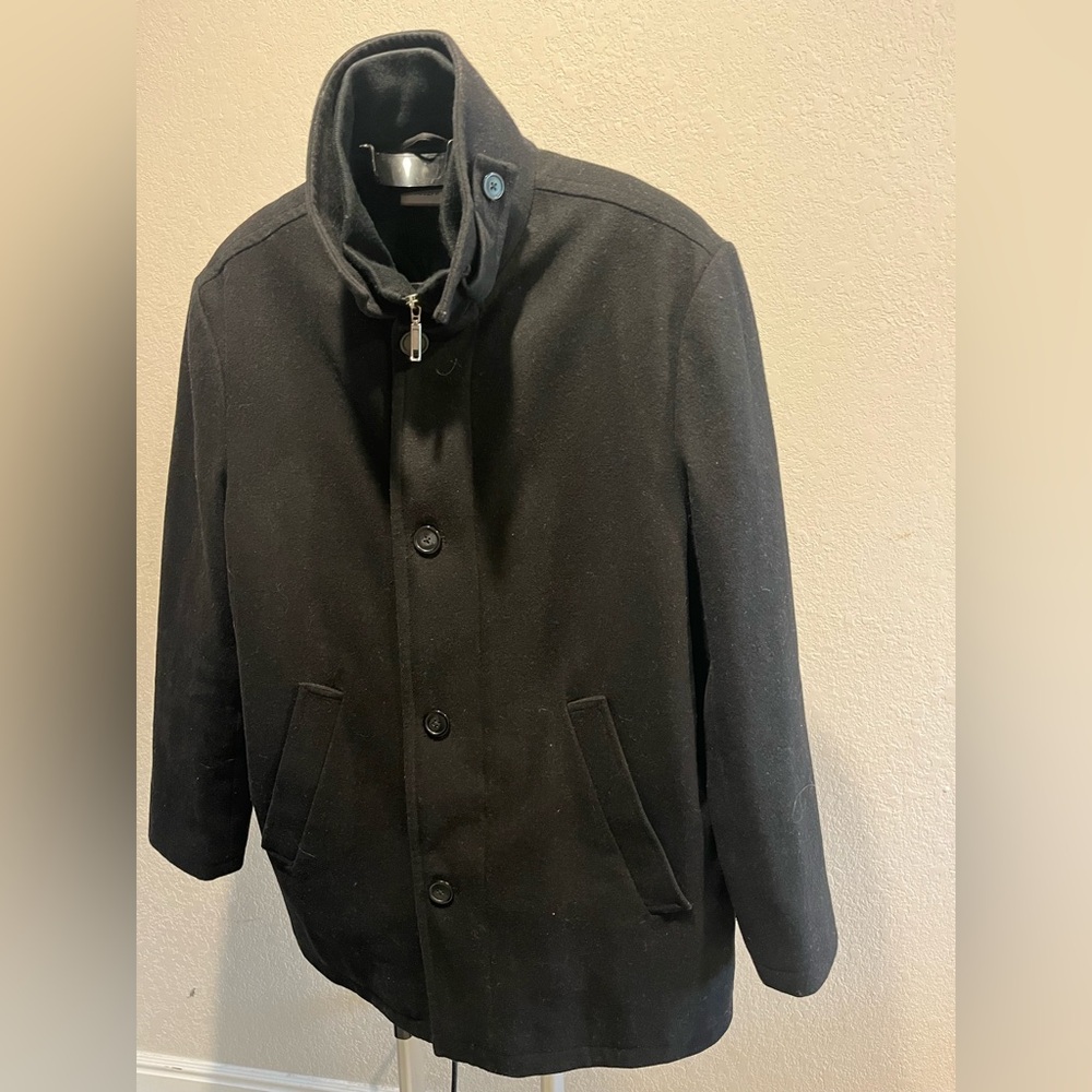 Joseph Abboud Black Pea Coat
